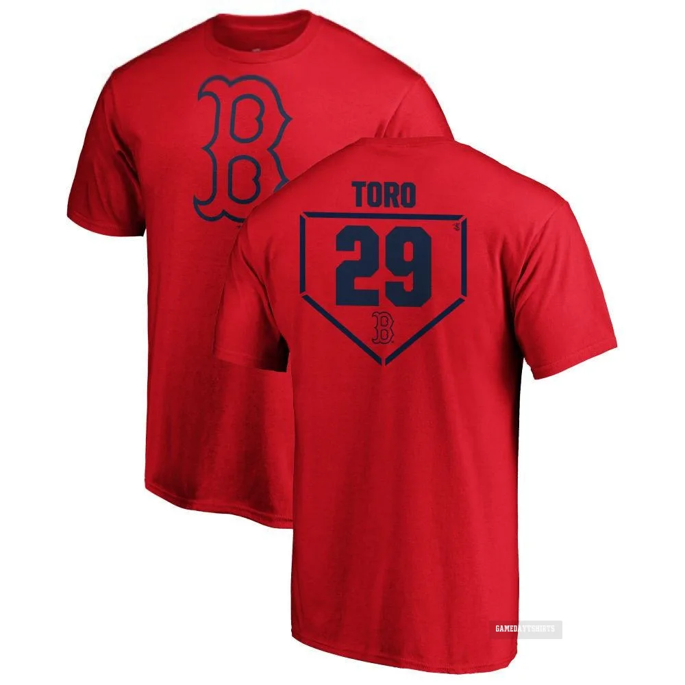 Abraham Toro Boston Red Sox ＃29 Red RBI T-Shirt