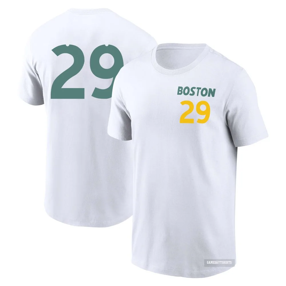 Abraham Toro Boston Red Sox ＃29 White 2025 City Connect T-Shirt