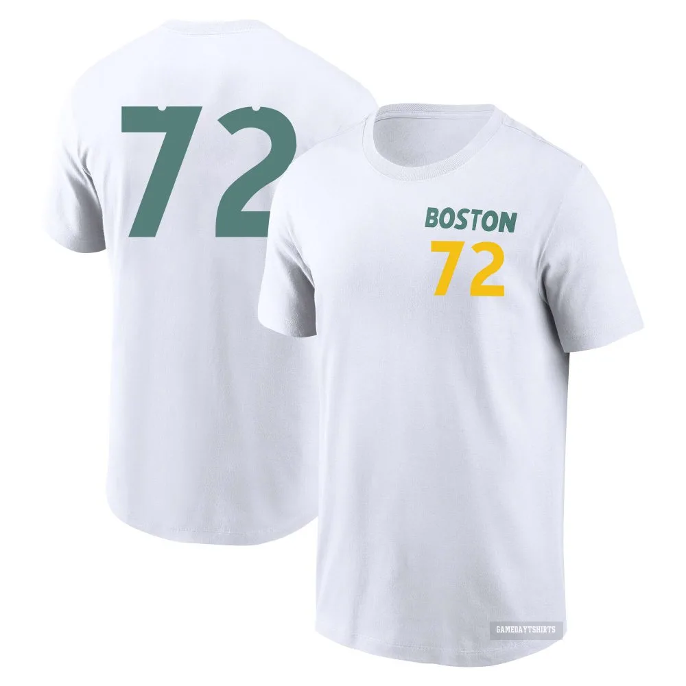 Chris Murphy Boston Red Sox ＃72 White 2025 City Connect T-Shirt
