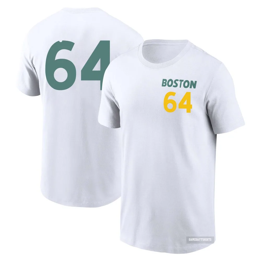 Cooper Criswell Boston Red Sox ＃64 White 2025 City Connect T-Shirt