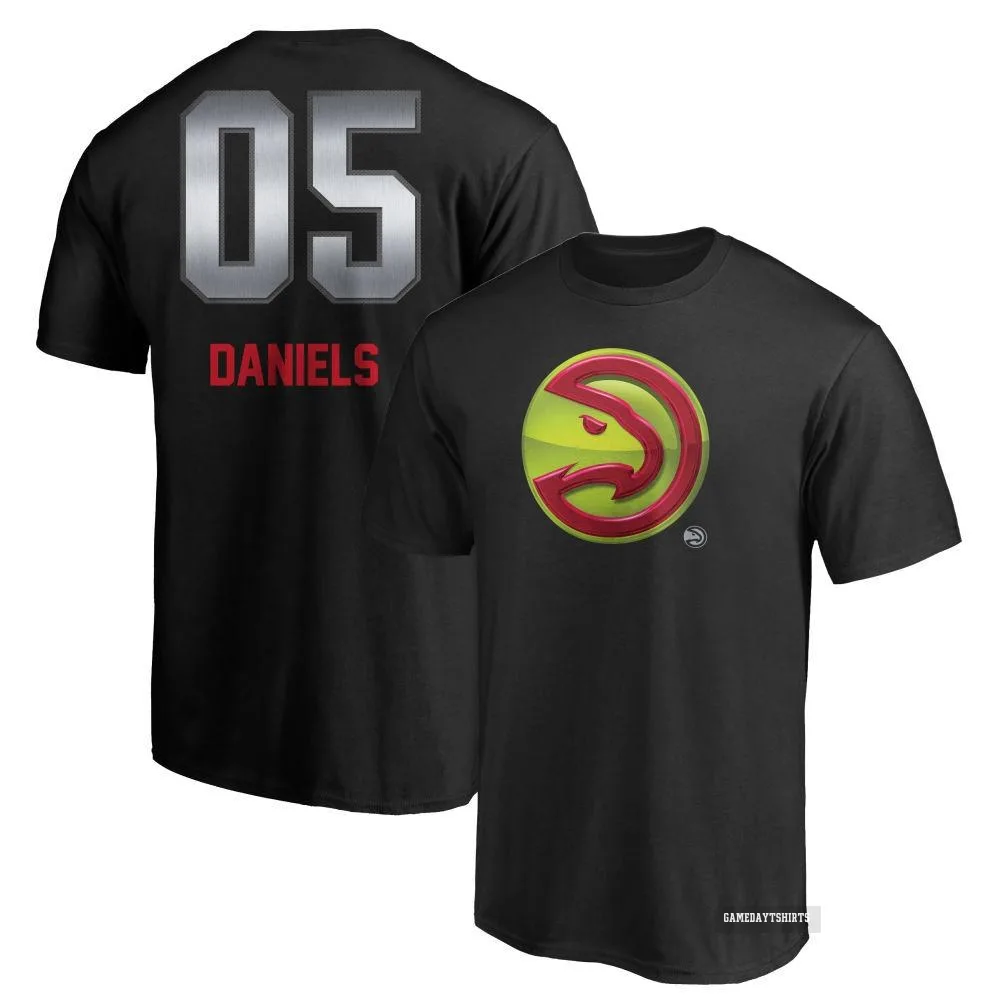 Dyson Daniels Atlanta Hawks ＃5 Black Midnight Mascot T-Shirt
