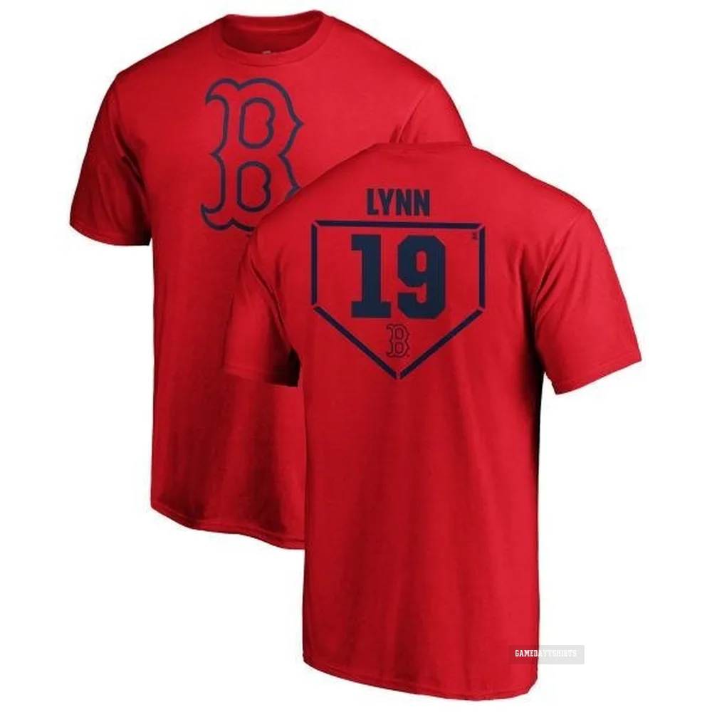 Fred Lynn Boston Red Sox ＃19 Red RBI T-Shirt