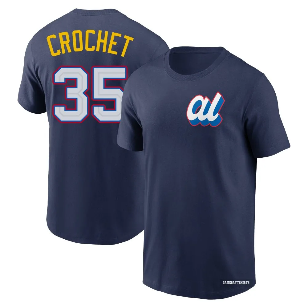 Garrett Crochet Boston Red Sox ＃35 Navy American League 2025 All-Star Edition T-Shirt