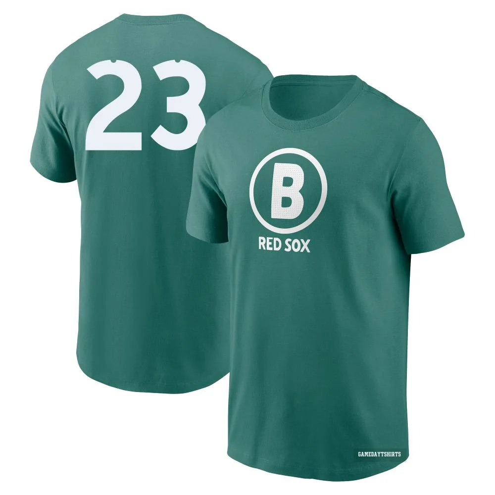 Luis Tiant Boston Red Sox ＃23 Green 2025 City Connect T-Shirt