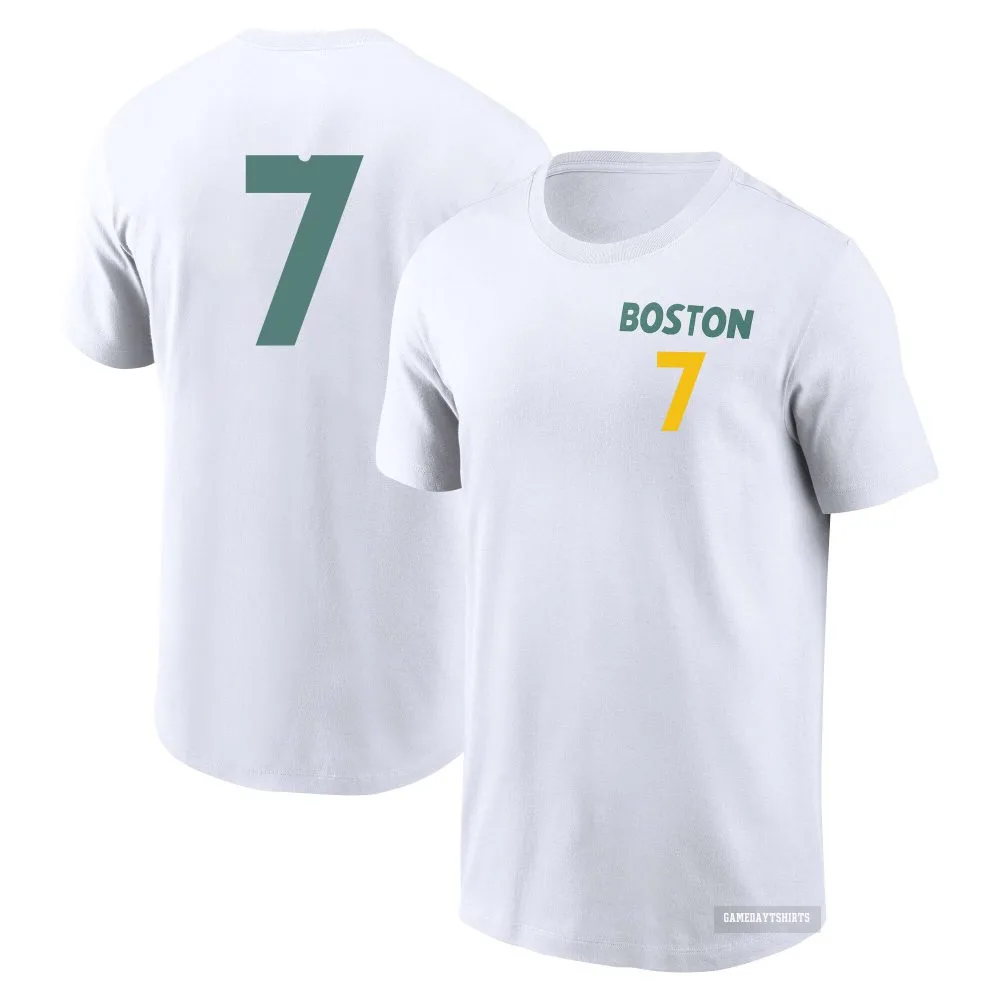 Masataka Yoshida Boston Red Sox ＃7 White 2025 City Connect T-Shirt