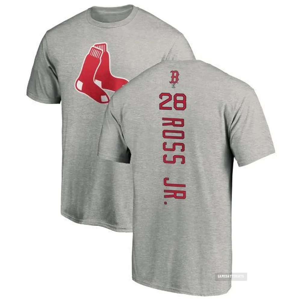 Robbie Ross Jr. Boston Red Sox ＃28 Backer T-Shirt Ash
