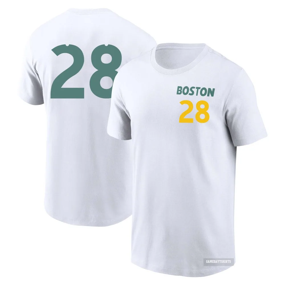 Robbie Ross Jr. Boston Red Sox ＃28 White 2025 City Connect T-Shirt