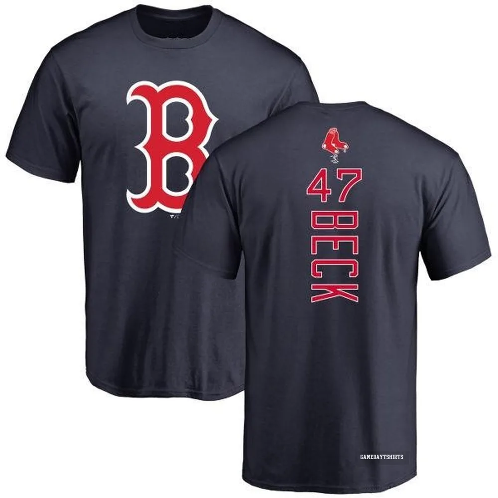 Rod Beck Boston Red Sox ＃47 Navy Backer T-Shirt