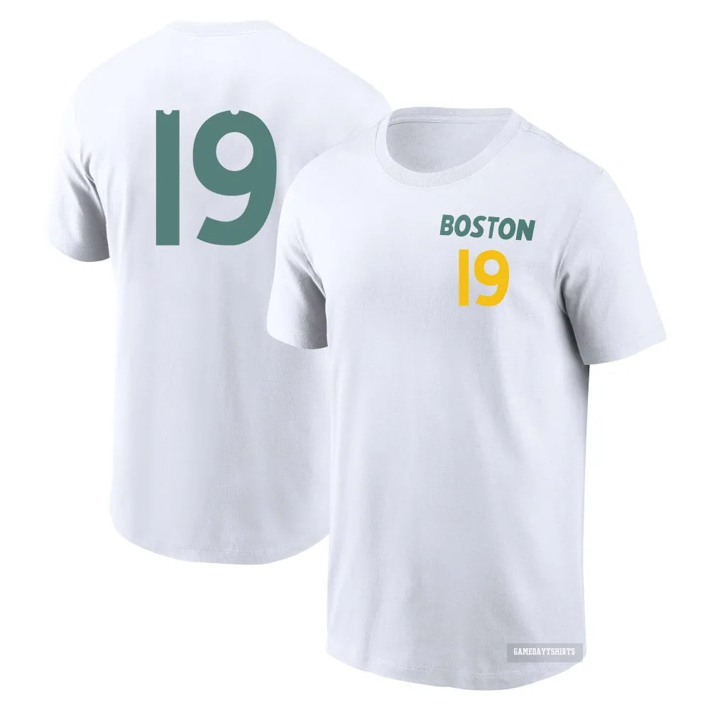 Roman Anthony Boston Red Sox ＃19 White 2025 City Connect T-Shirt