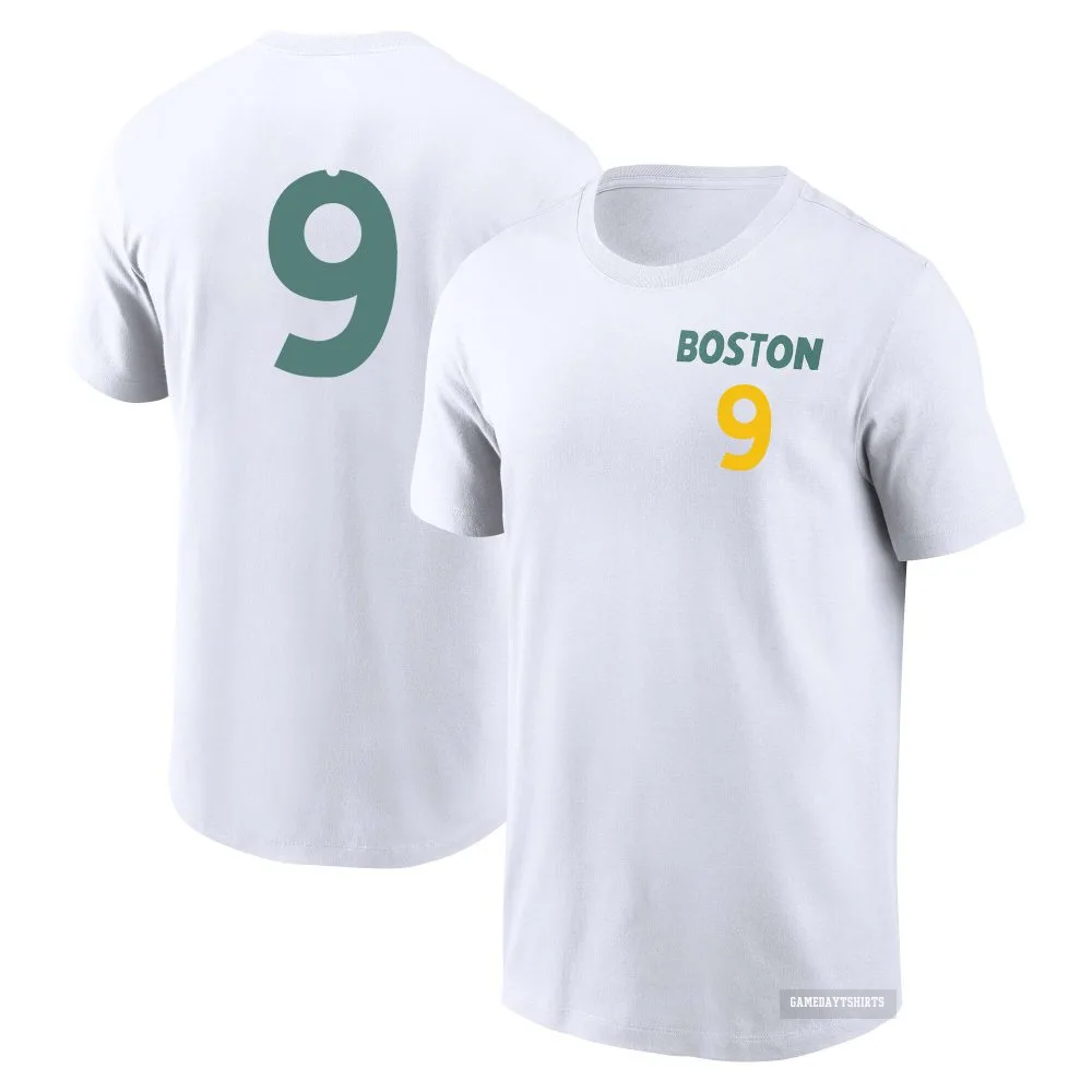 Ted Williams Boston Red Sox ＃9 White 2025 City Connect T-Shirt