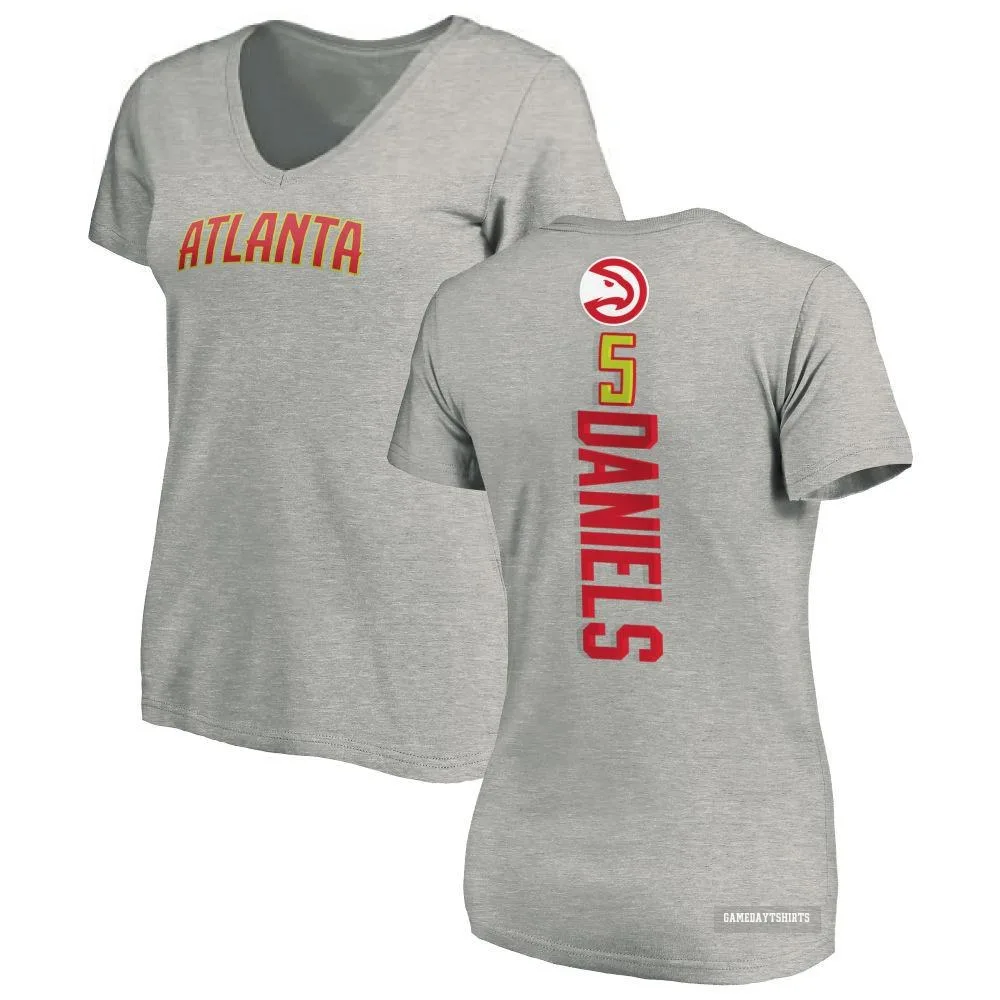 Women's Dyson Daniels Atlanta Hawks ＃5 Ash Backer T-Shirt