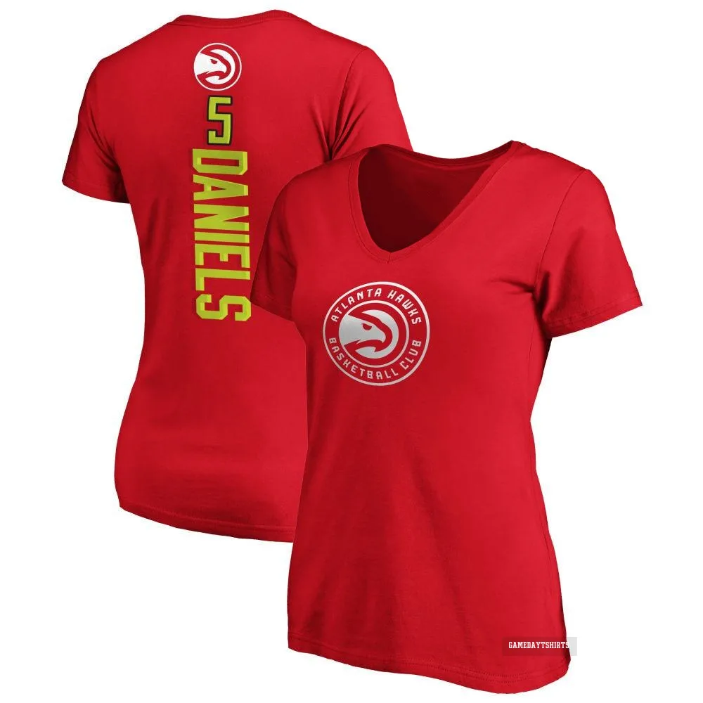 Women's Dyson Daniels Atlanta Hawks ＃5 Red Backer T-Shirt