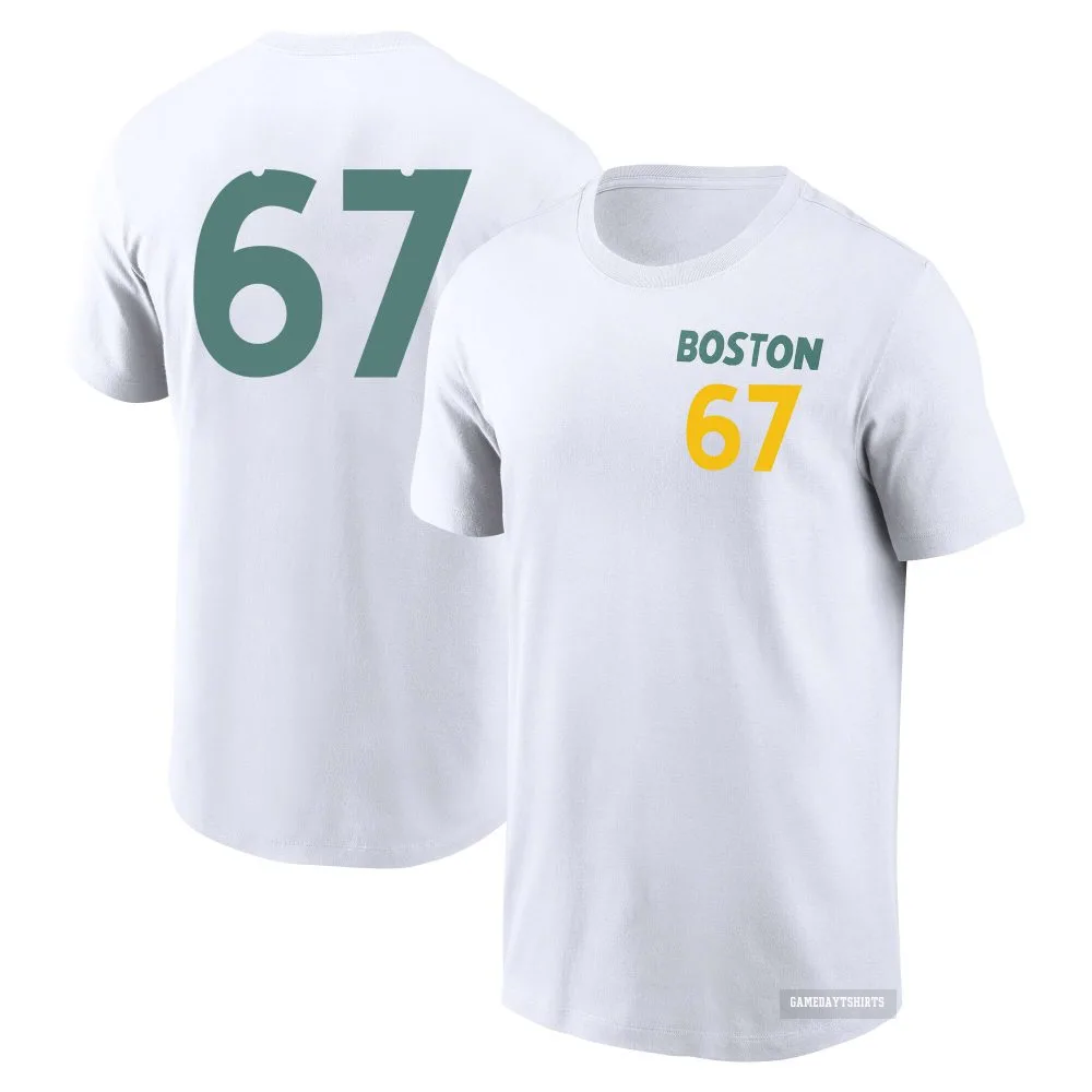 Zach Penrod Boston Red Sox ＃67 White 2025 City Connect T-Shirt